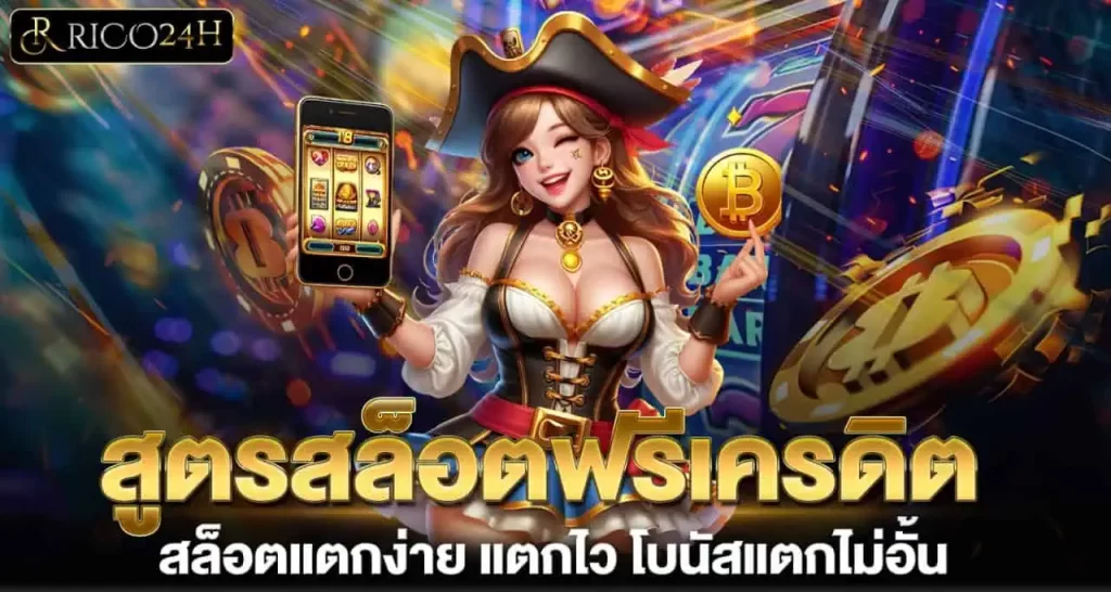 สูตรสล็อตฟรีเครดิต สล็อตแตกง่าย แตกไว โบนัสแตกไม่อั้น RICO24H